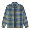 All Over Print Utility Zip Front Shirt Asia Sizing “Blue”