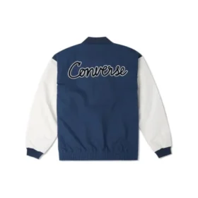 Chain Stitch Woven Jacket Asia Sizing “Blue White”