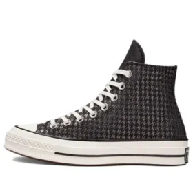 Chuck 70 High “Houndstooth Shine – Black”