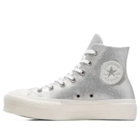 Chuck Taylor All Star Lift Hi “Silver”