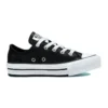 Chuck Taylor All Star Lift Platform Iridescent Leather “Black White”