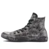 Chuck Taylor All Star Luxe Leather “Black Gray Silver”