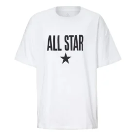Chuck Taylor All Star T-Shirt Asia Sizing “White Black”