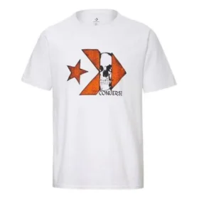 Chuck Taylor Skull Logo Short Sleeve T-Shirt Asia Sizing “White”