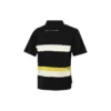 Colorblock Logo Polo Shirt Asia Sizing “Black White”