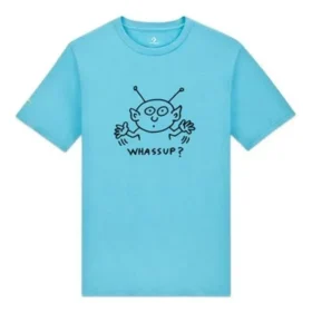 Converse x Keith Haring Alien T-Shirt Asia Sizing “Haring Blue” Converse x Keith Haring Alien T-Shirt Asia Sizing “Haring Blue”