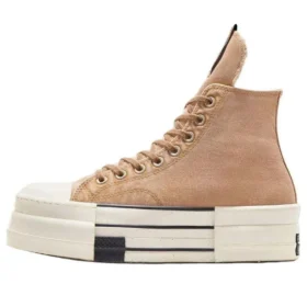 Converse x Rick Owens Converse DBL DRKSTAR Chuck 70 Hi “Blonde Egret” Converse x Rick Owens Converse DBL DRKSTAR Chuck 70 Hi “Blonde Egret”