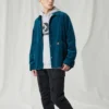 Corduroy Button Shirt Asia Sizing “Blue”