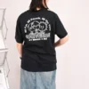 Earth Moon Sun Short Sleeve T-shirt Asia Sizing “Black”