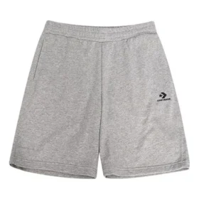 Go-To Embroidered Star Chevron Standard-Fit Fleece Short Asia Sizing “Grey”