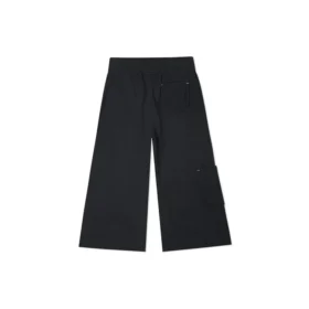 Knit Cargo Straight Casual Pants/Trousers Black