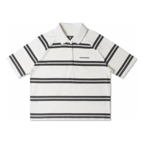 Marquis Short-Sleeve Polo Asia Sizing “White Black” Marquis Short-Sleeve Polo Asia Sizing “White Black”