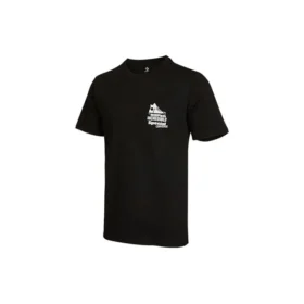Men”s Converse Back Printing Casual Round Neck Short Sleeve Black Men”s Converse Back Printing Casual Round Neck Short Sleeve Black