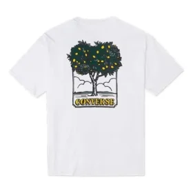 Men”s Converse Cartoon Printing Loose Sports Round Neck Short Sleeve White Men”s Converse Cartoon Printing Loose Sports Round Neck Short Sleeve White