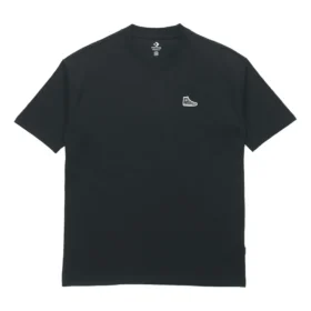 Men”s Converse Classic Chuck Printing Short Sleeve Black Men”s Converse Classic Chuck Printing Short Sleeve Black