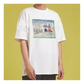 Men”s Converse Flame Series Printing Short Sleeve White Men”s Converse Flame Series Printing Short Sleeve White