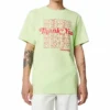 Men”s Converse Renew Alphabet Printing Short Sleeve Green