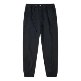 Men”s Converse Solid Color High Waist Bundle Feet Sports Pants/Trousers/Joggers Black