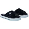 One Star Sandal Slip “Black White”
