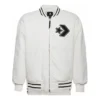 Padded Bomber Asia Sizing “White Black”