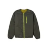 Reversible Polar Fleece Stay Warm logo Jacket Green