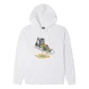 Shoes Printing Fleece Lined White