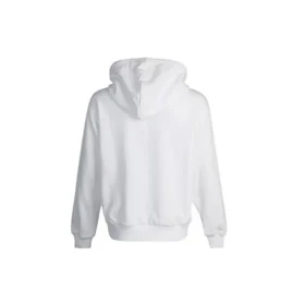 Small logo Long-sleeve Hooded Sweater White