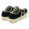Unisex Star & Bars Suede Low-Top Sneakers Black