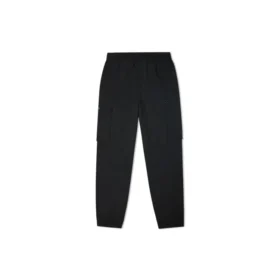 Woven Cargo Multiple Pockets Casual Jogging Sports Long Pants/Trousers Dark Black